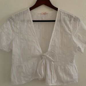White beachy shirt